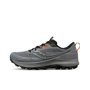 Saucony Peregrine 13 Peregrine Falcon 13 Cushioning Anti Slip And Wear Resistant Low Top Running Shoes Men's Gray