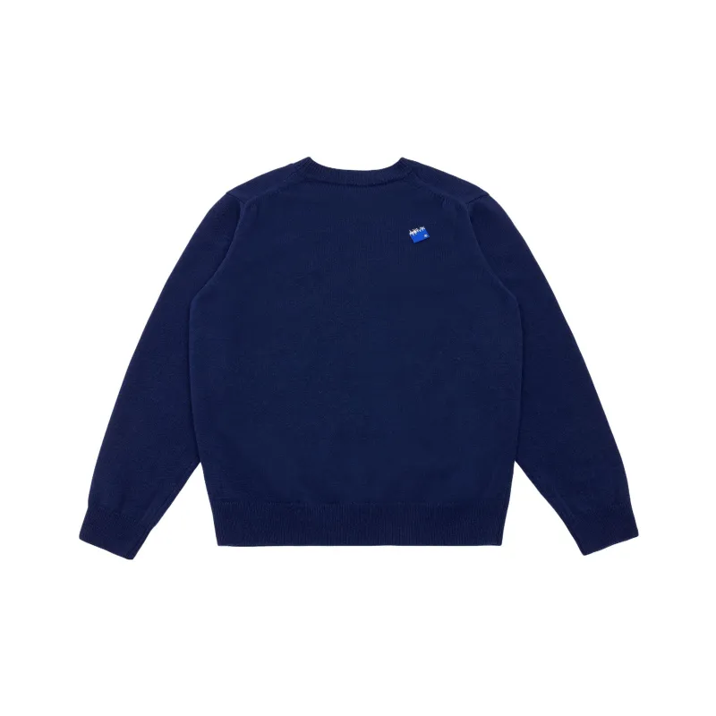 ADER ERROR Tetris-appliqué Fine-knit Jumper-1