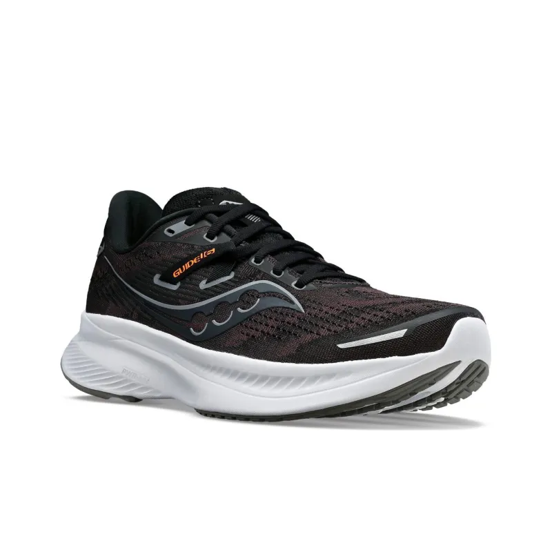 Saucony Guide 16 Running Shoes Women's Low-Top Black/White-2