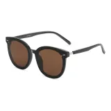 Black Frame Nylon Tea Brown Lens