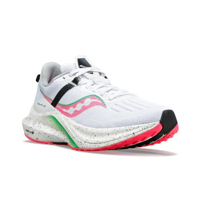 saucony Women's Tempus 'White ViZiPink'-2