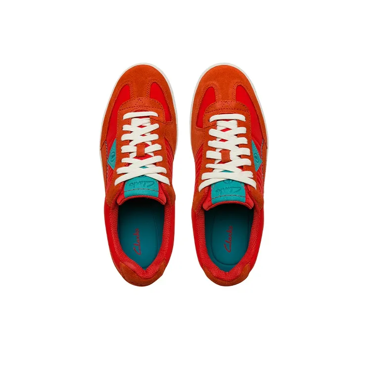Clarks Skateboard Shoes Men Low-Top Garnet Red-2