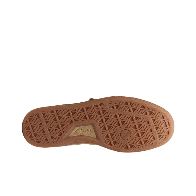Clarks Qilu Stylish Skateboarding Shoes Men's Brown-4
