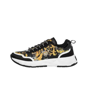 VERSACE JEANS Couture Low Top Sports Casual Shoes Men's Black
