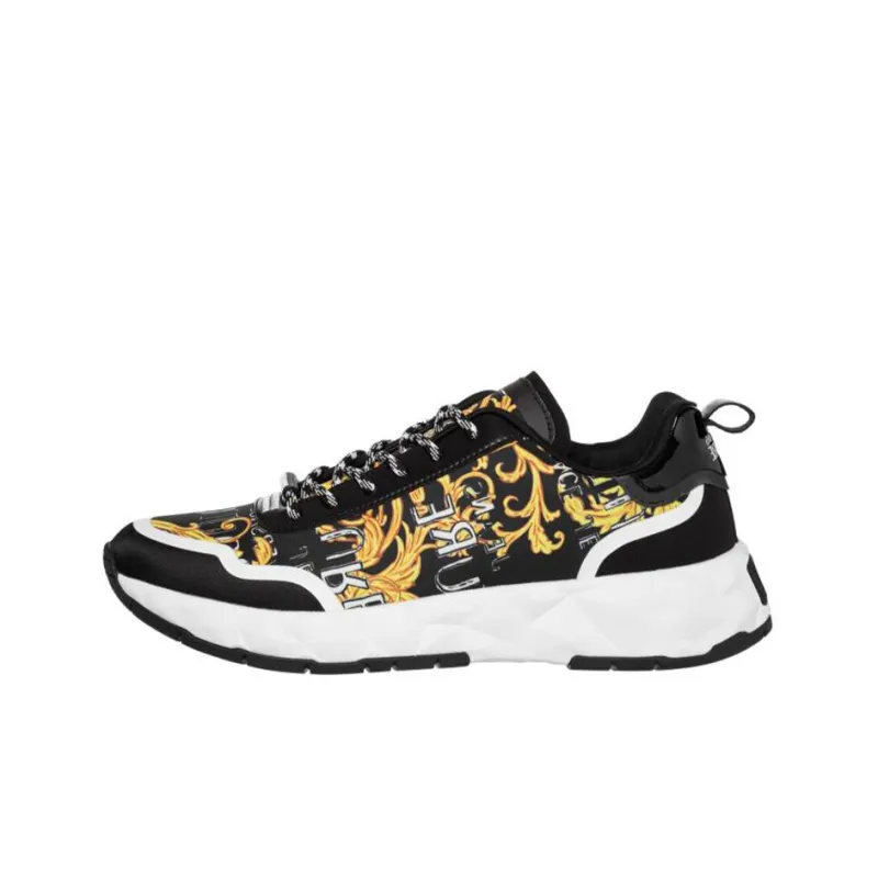 VERSACE JEANS Couture Low Top Sports Casual Shoes Men's Black-0