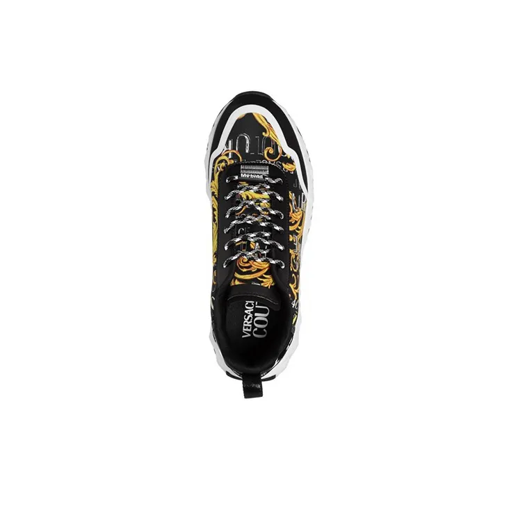 VERSACE JEANS Couture Low Top Sports Casual Shoes Men's Black-3