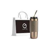 Portable Cup in Golden Color-520ml