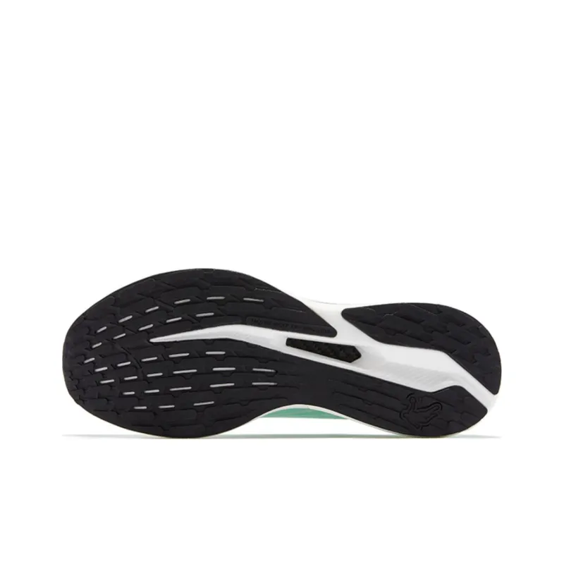 QIAODAN Feiying 2.0 Anti Slip And Wear Resistant Lightweight Low Top Running Shoes Women's White Purple Green-4
