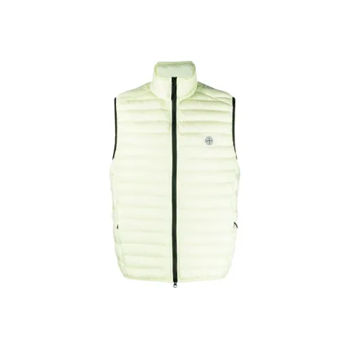 STONE ISLAND Vests Men Pink Wax Green