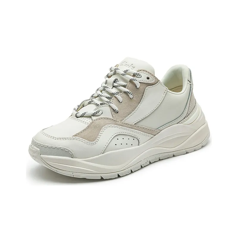 Clarks Low Top Sports Casual Shoes Women's White-1