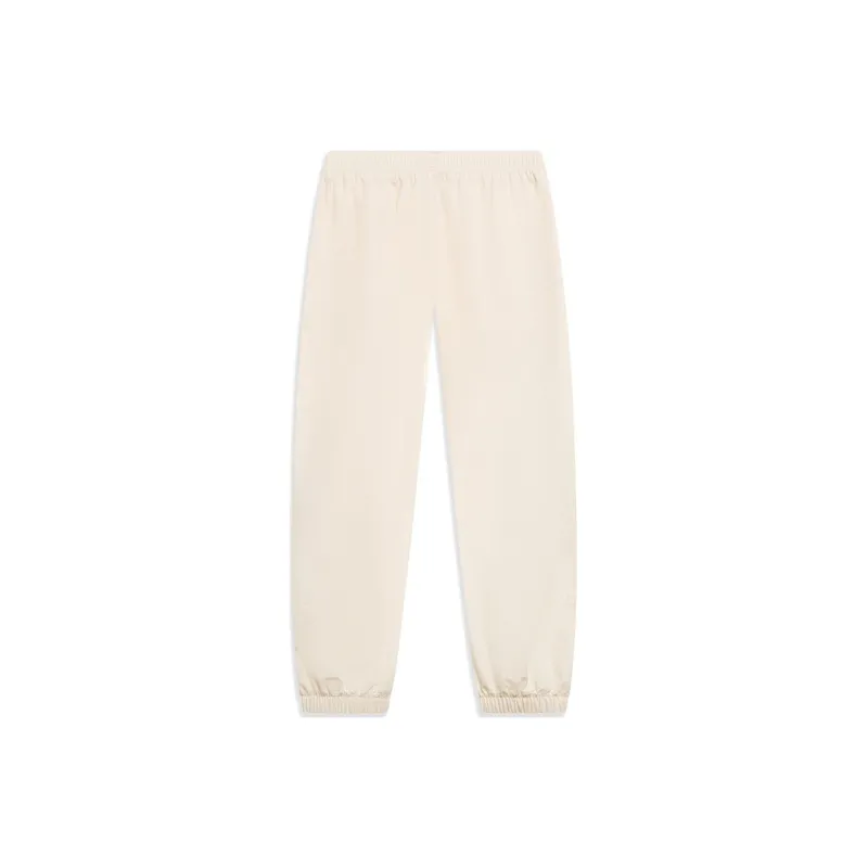 LiNing Sports Trend Series Knitted Sweatpants Women's Ecru-1
