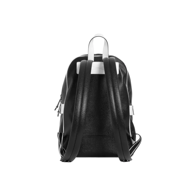 MOSCHINO Polyurethane Backpack Women's White/Black-2