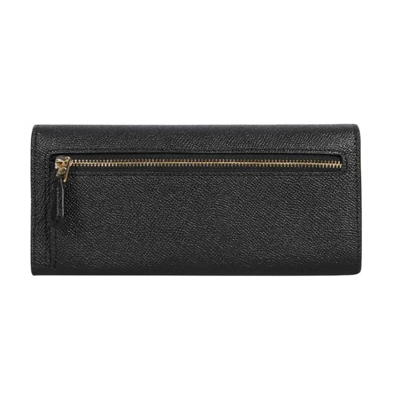 COACH Wyn Leather Wallet Regular Women's Black-4