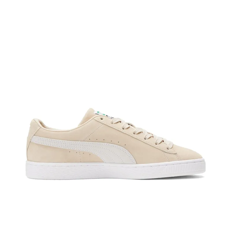 PUMA Suede Classic Xxi Anti Slip Wear Resistant Low Top Skateboard Shoes Unisex White Brown-1
