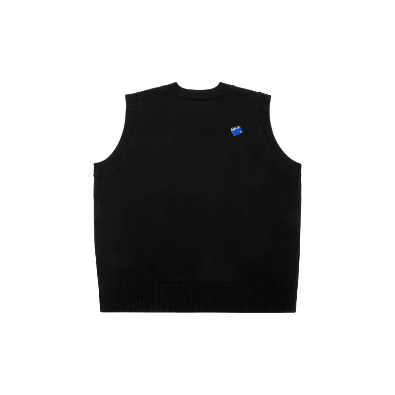 ADER ERROR Tetris-appliqué Knitted Top-1