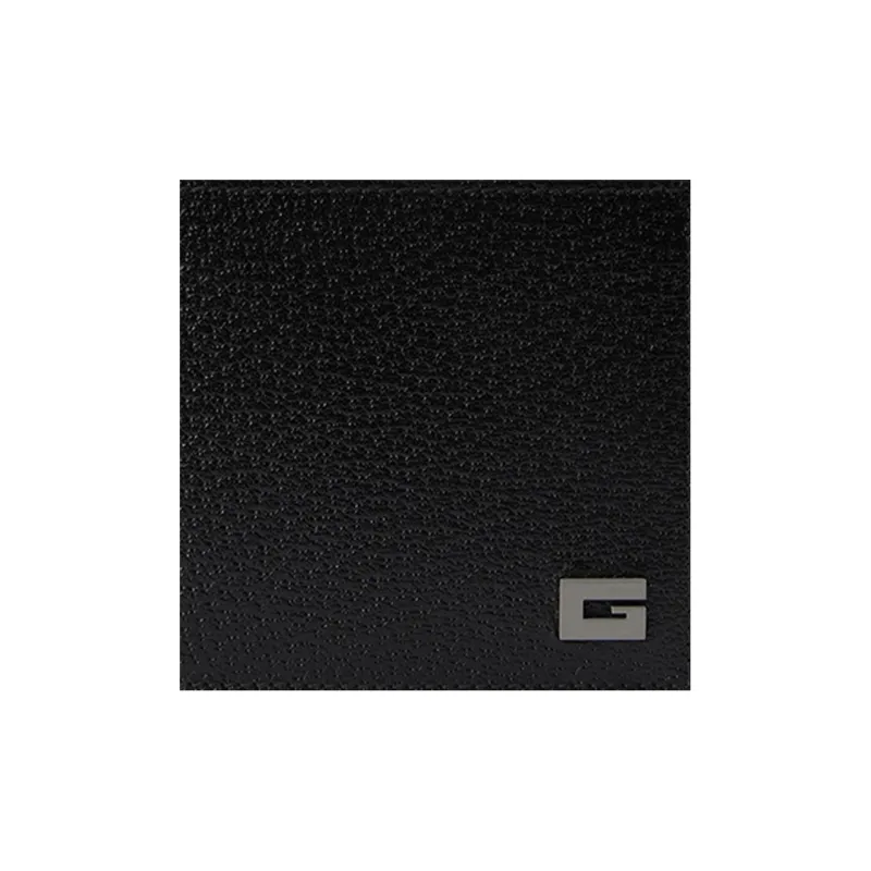 GUCCI Leather Card Holder Men's Black-5