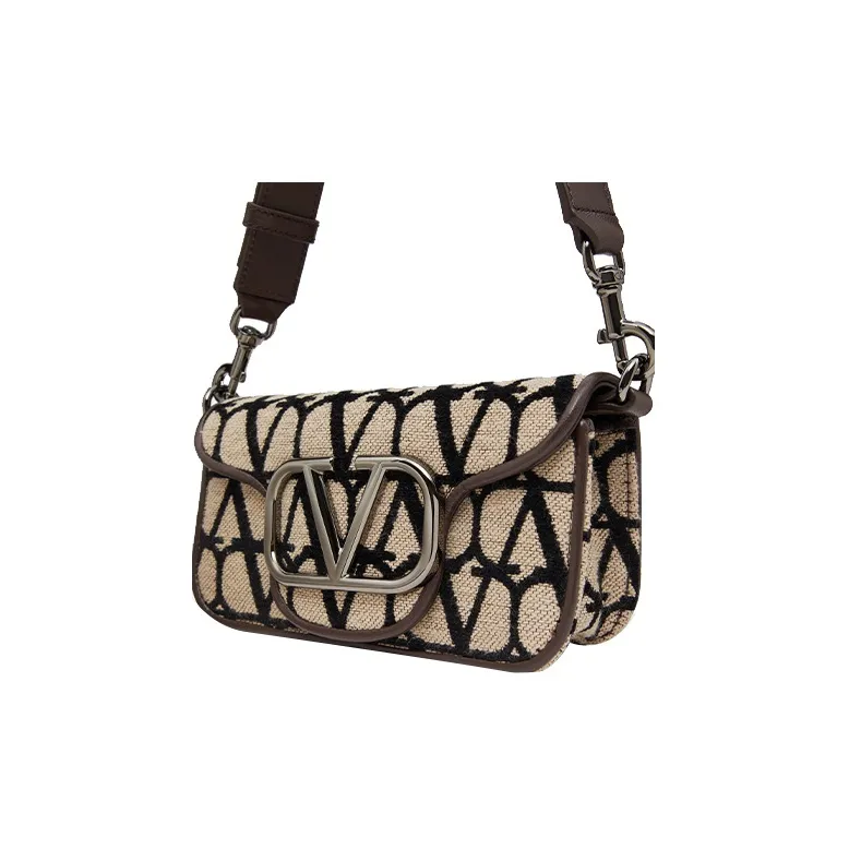 Valentino Sheepskin With Fabric Handbag, Shoulder Bag Men's-5