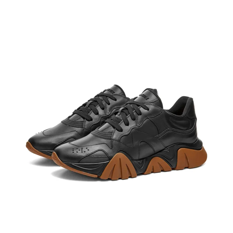 VERSACE Low Top Sports Casual Shoes Men's Black-2