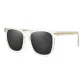 Transparent Frame with Black Gray Lens