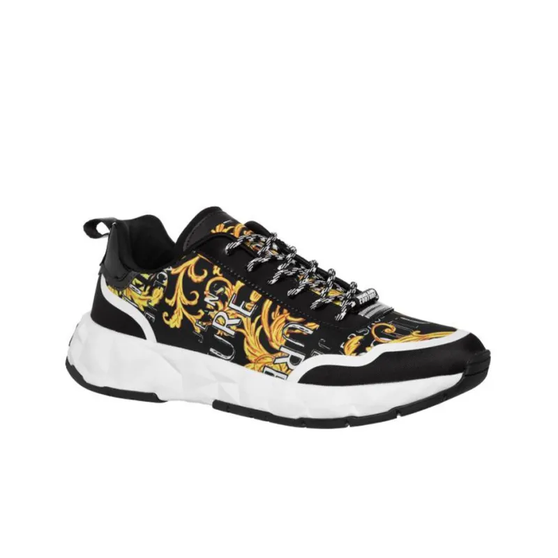 VERSACE JEANS Couture Low Top Sports Casual Shoes Men's Black-1