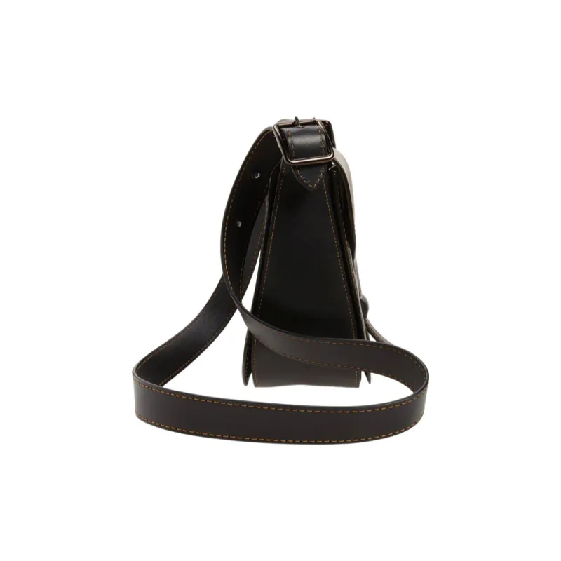 COACH Courier Leather Messenger Bag Shoulder Bag Crossbody Bag Medium Size Women's Black-1