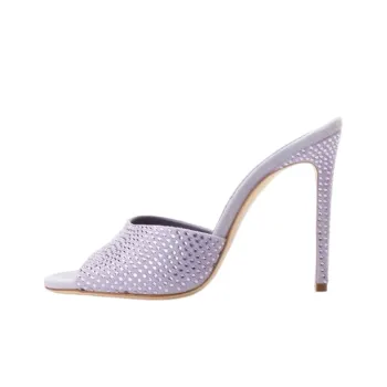 Paris Texas Slide Slippers Women's Light Purple