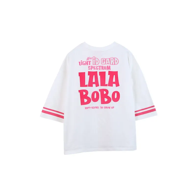 LALABOBO Crop Tops Women's White-1