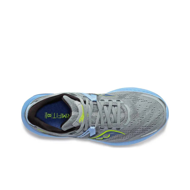 Saucony Guide 16 Cushioning, Slip Resistant, And Abrasion Resistant Low Top Running Shoes Women's Gray Blue-3