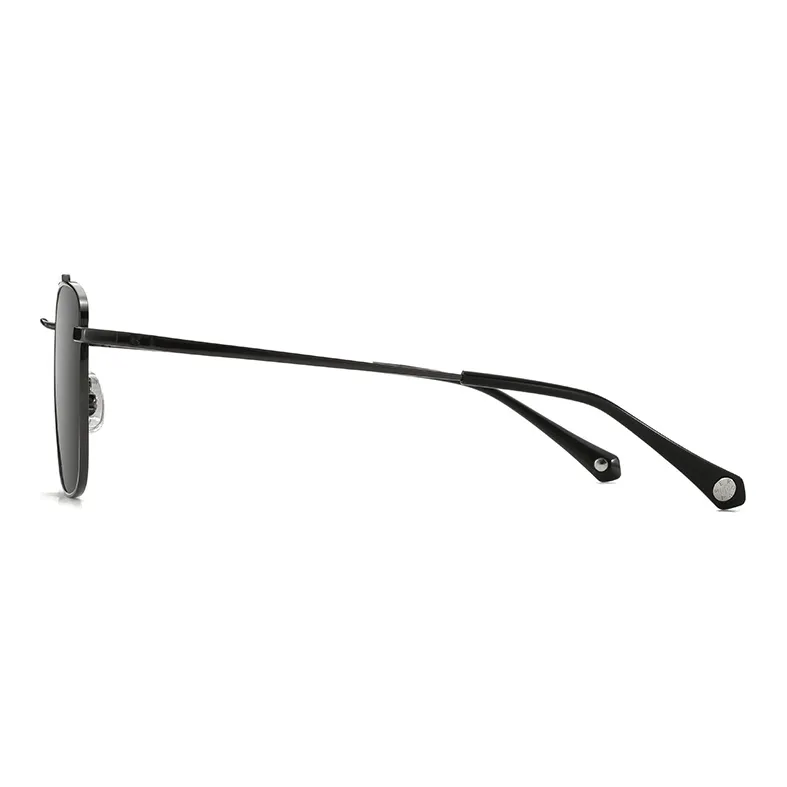 SEROVA TR90 Irregular Shape PC Sunglasses For Driving, Impact Resistant Aviator Men's-1