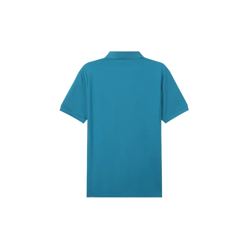 EMPORIO ARMANI Polo Shirts Men Aqua Blue-1