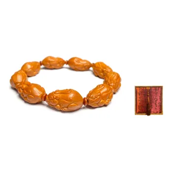 MOUNTAINS AND MANS Olive Pit Bracelets Men's