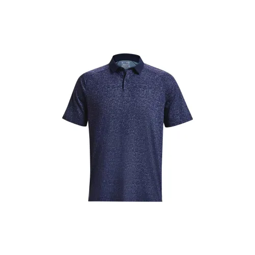 Under Armour Polo Shirts Men Midnight Dark Blue