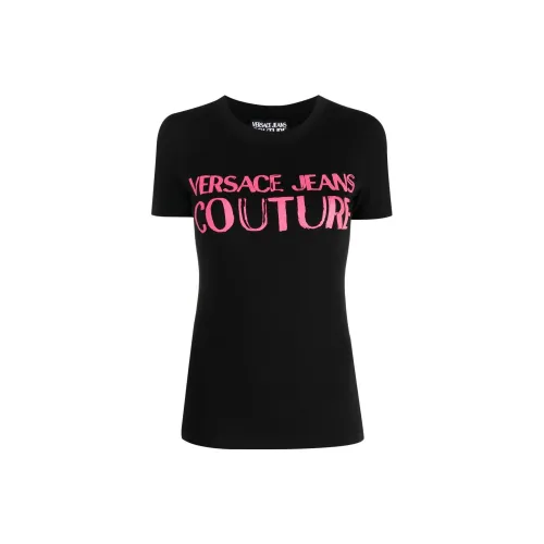 VERSACE JEANS COUTURE T-Shirts Women's Black