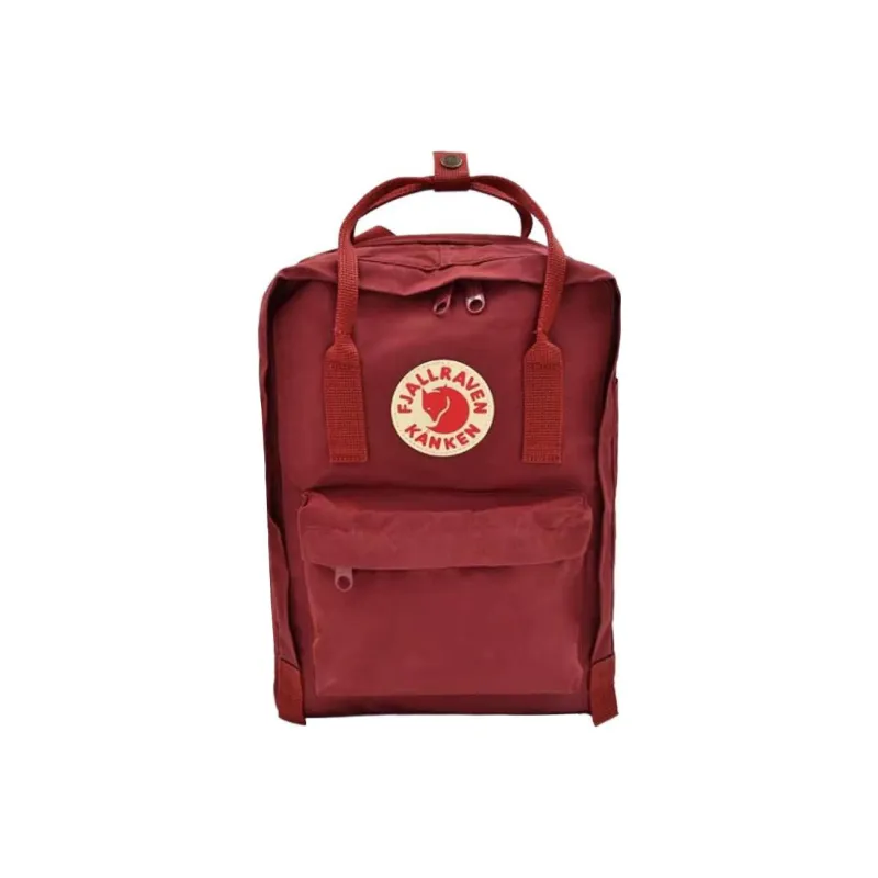 Fjallraven Canvas Cycling Bag Laptop Bag Mommy Bag Backpack Regular Unisex Bull Red-0