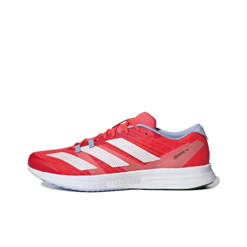 Adidas Adizero RC 5 Running Shoes Unisex Low-Top Red/White