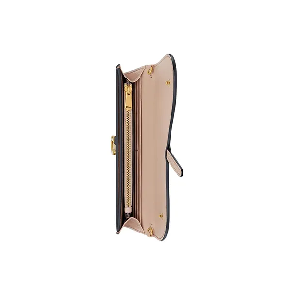 DIOR Saddle Goatskin Saddle Bag Shoulder Bag Crossbody Bag Wallet Women's Sand Pink-5