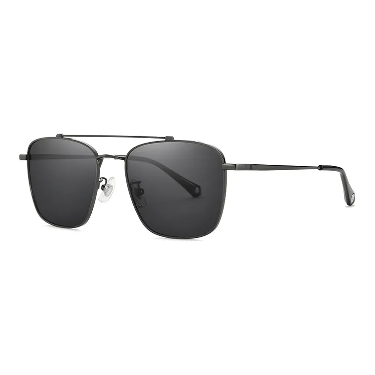 SEROVA TR90 Irregular Shape PC Sunglasses For Driving, Impact Resistant Aviator Men's-0