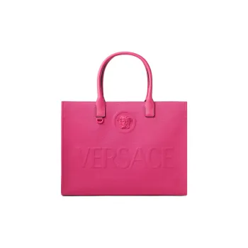 FANSIZHE La Medusa Calfskin Tote Bag Shopping Bag Shoulder Bag Handbag Large Size Women's Pink