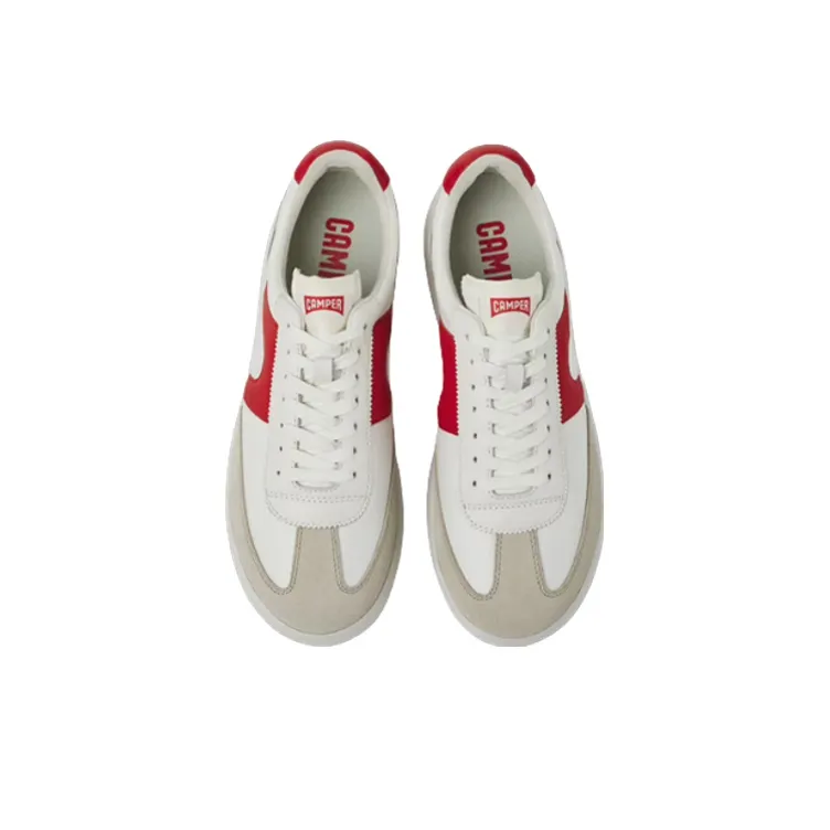 CAMPER Pelotas XLite Low-Top Sports Casual Shoes Men's White Red-2