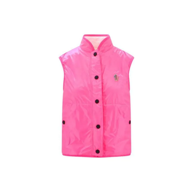 Moncler Grenoble Vests Women's Pink-2