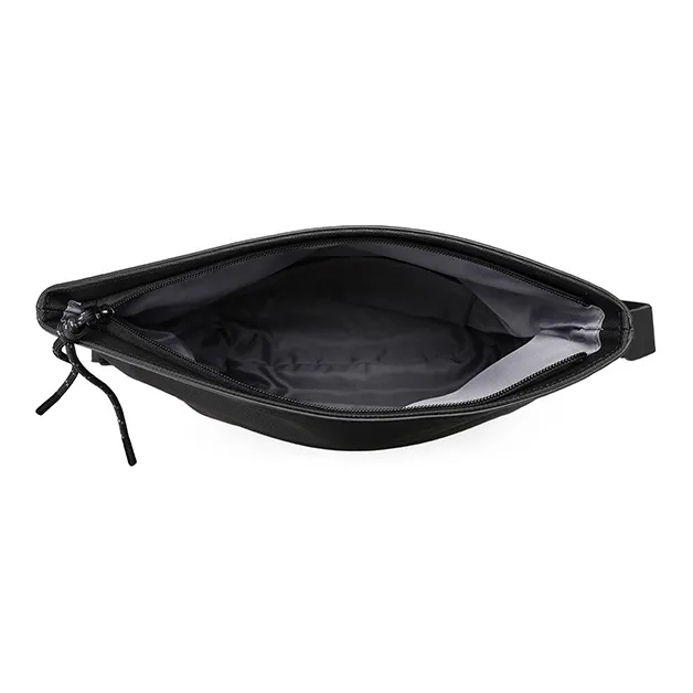 PIERRE CARDIN Fabric Messenger Bag, Shoulder Bag, Crossbody Bag Medium Size Men's Black-4