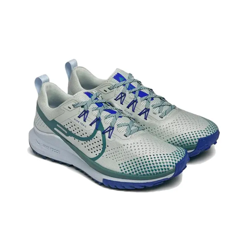 Nike React Pegasus Trail 4 Light Silver Racer Blue Football Grey Mineral Teal-2