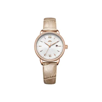 Beijing Double Swallow Mechanical Movement Stainless Steel Watchband Watch Women's Watch Black Dial