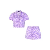 Purple Zebra Clothing Sets