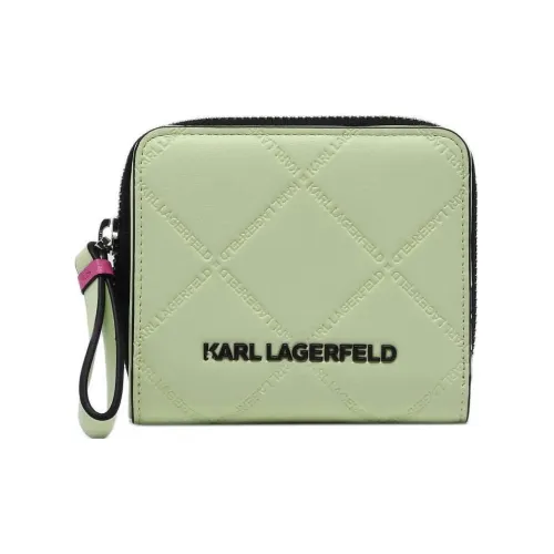 KARL LAGERFELD Polyurethane Wallet Women's Green