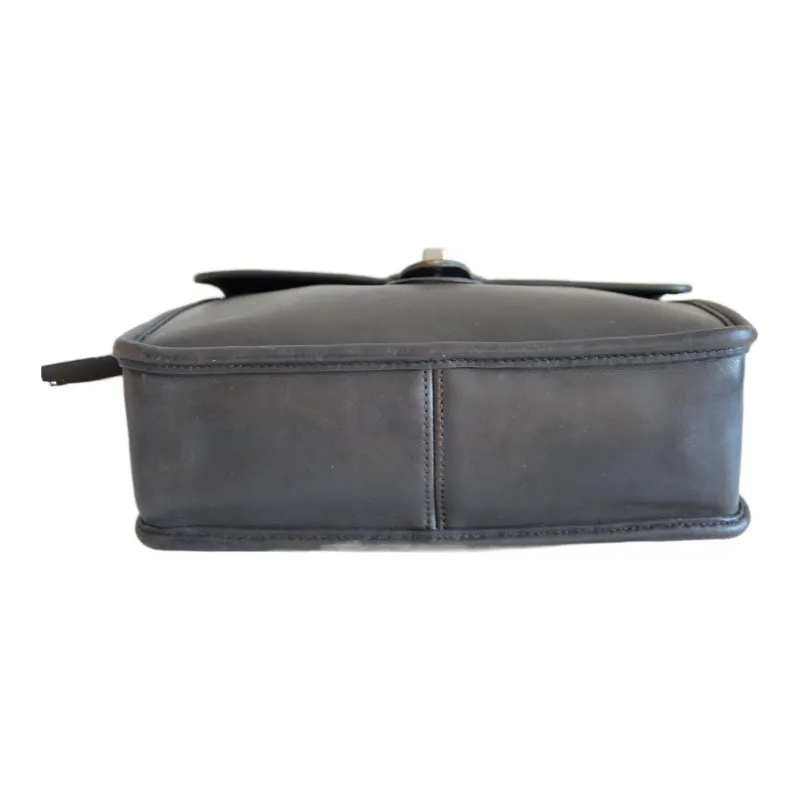 COACH Willis Smooth Cow Leather Handbag Shoulder Bag Crossbody Bag Large Size Women's Black-2