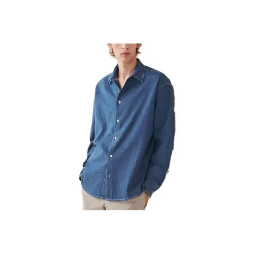 HERMES Denim Jackets Men Indigo