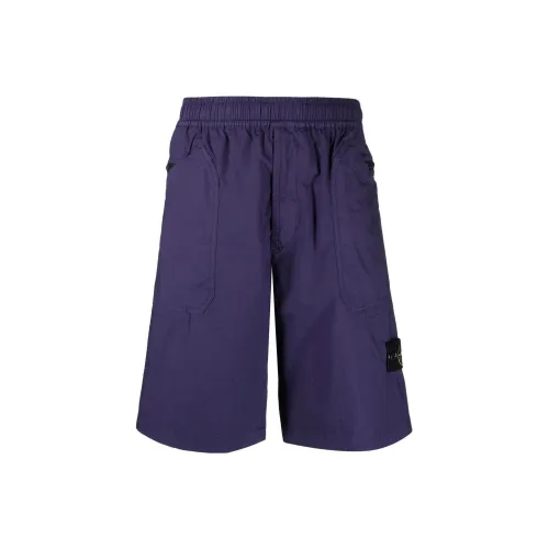 STONE ISLAND Casual Shorts Men Purple