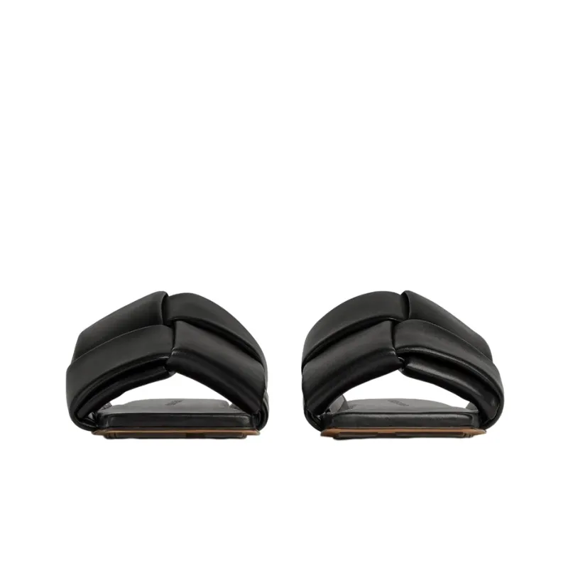Bottega Veneta Padded Intreccio Mules-3