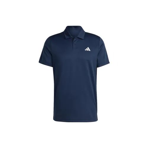 Adidas Polo Shirts Men College Navy